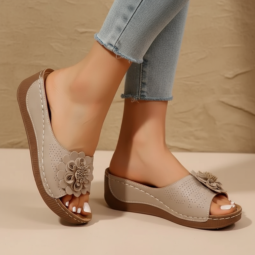 Mónika – sandália ergonómica fina e elegante