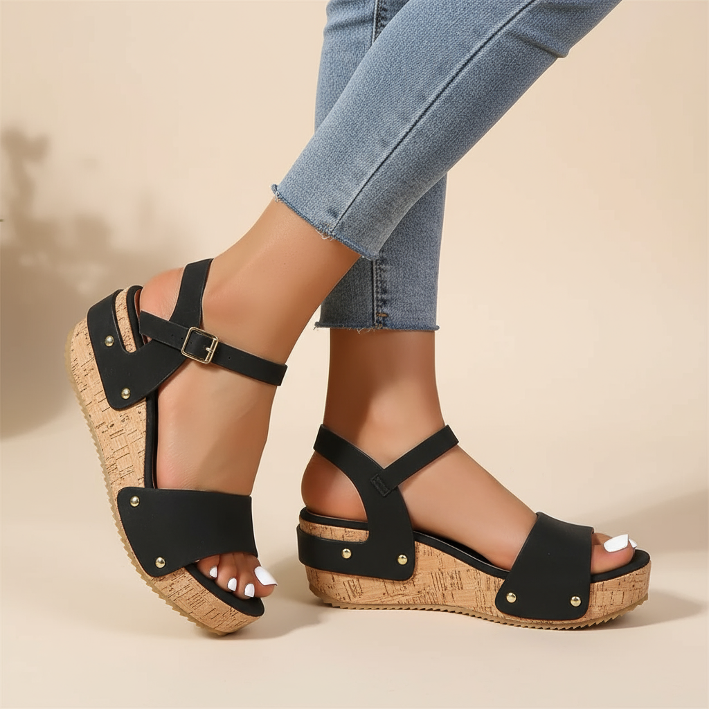 Enikő – sandália elegante minimalista de salto
