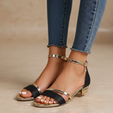 Ágnes – sandália confortável e elegante com fivela ajustável no tornozelo
