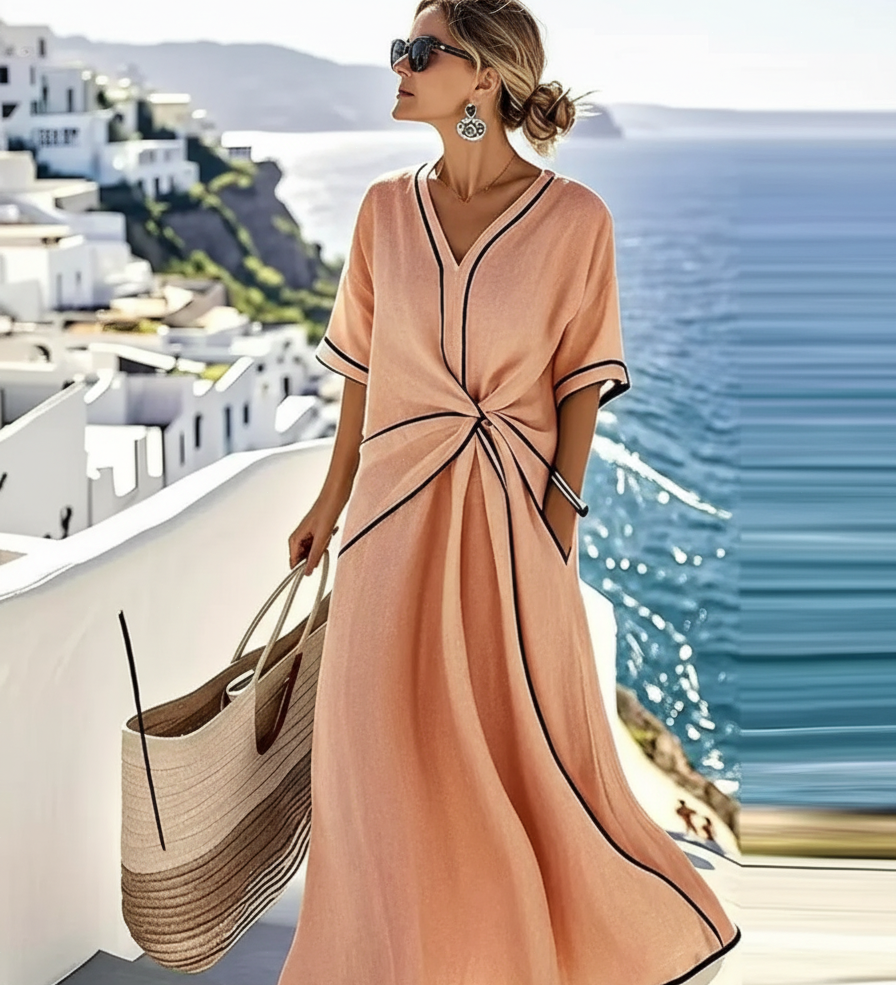 Moda Lusitana – Vestido Elegante Fresco