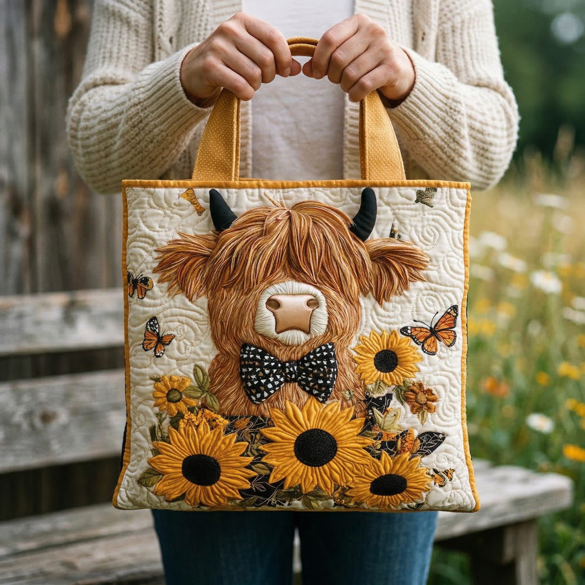 Moda Lusitana - Saco Tote Acolchoado Decorativo