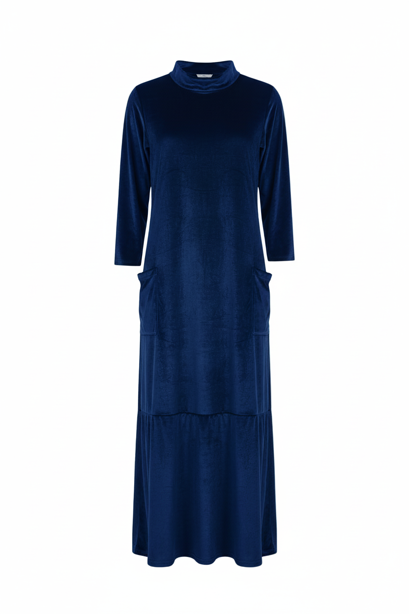 Moda Lusitana - Vestido Longo com Bolsos