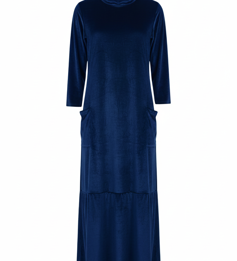 Moda Lusitana - Vestido Longo com Bolsos