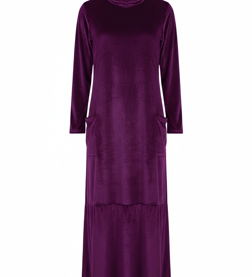 Moda Lusitana - Vestido Longo com Bolsos
