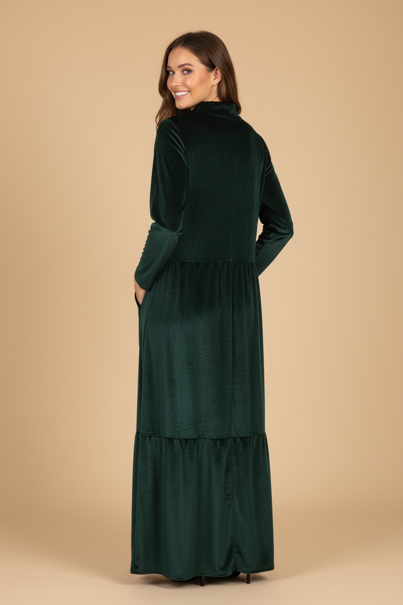 Moda Lusitana - Vestido Longo com Bolsos