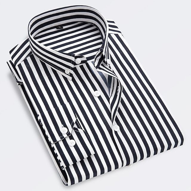 Moda Lusitana - Camisa Elegante com Riscas