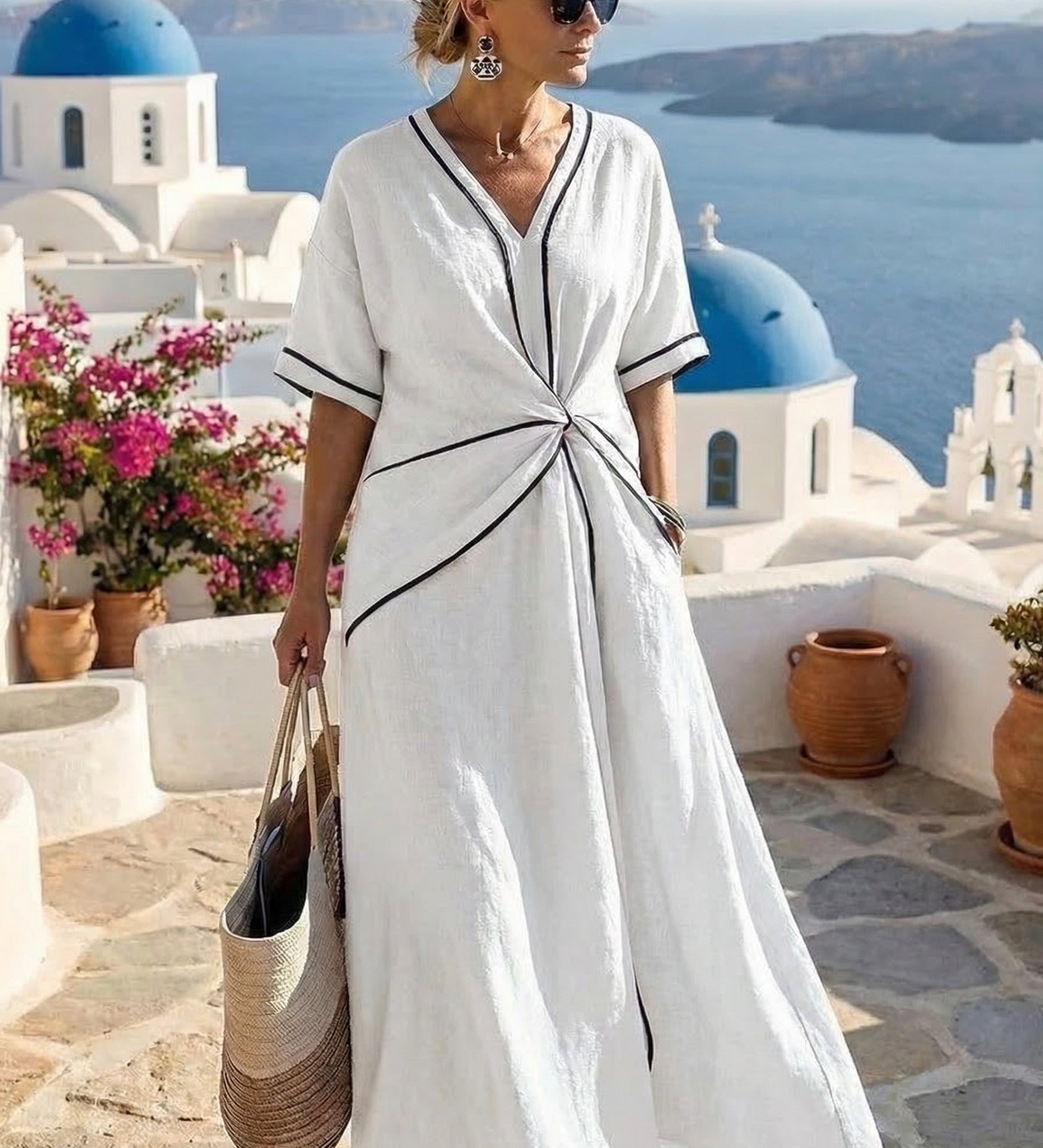 Moda Lusitana - Vestido Elegante e Flutuante