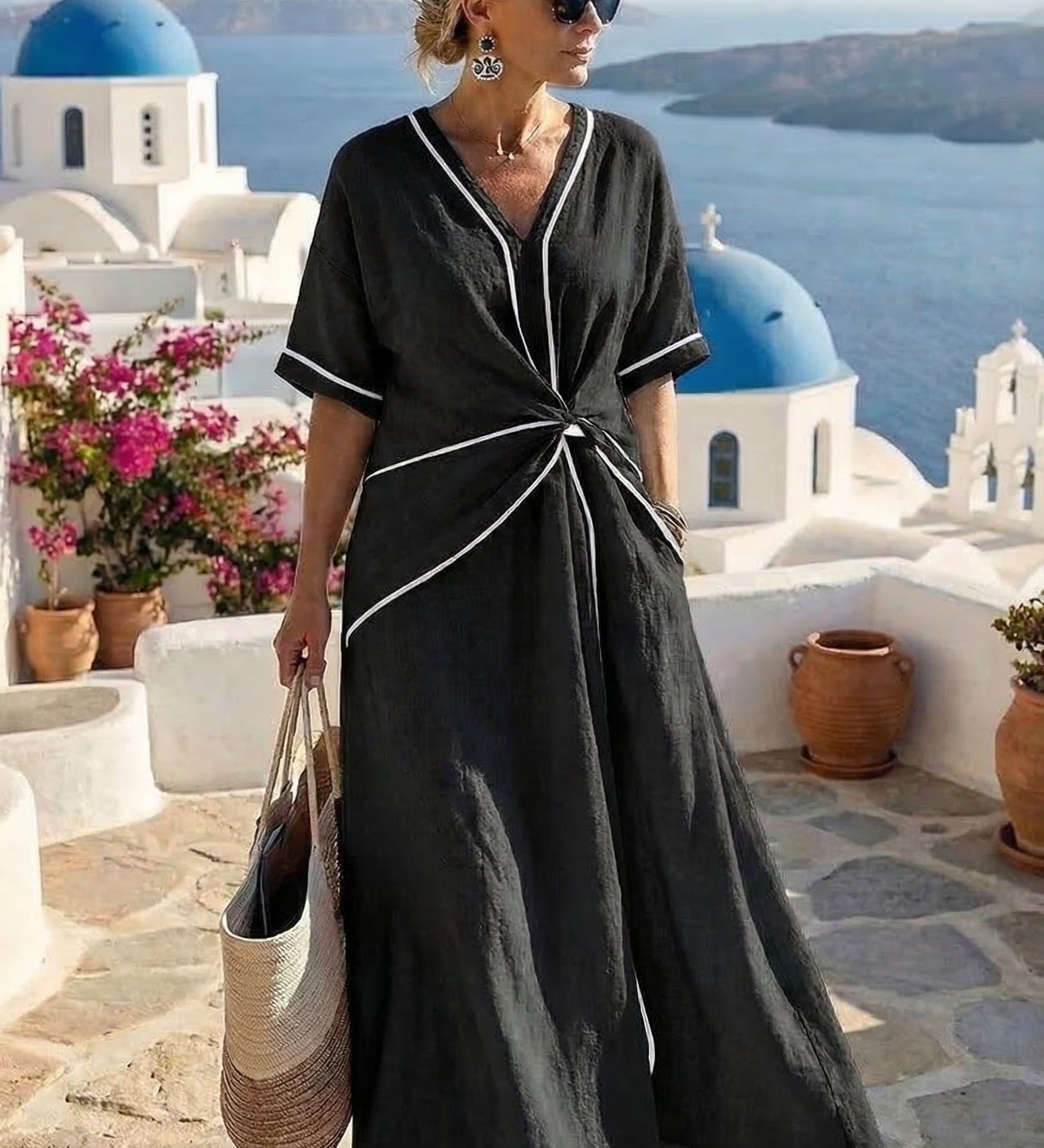 Moda Lusitana - Vestido Elegante e Flutuante