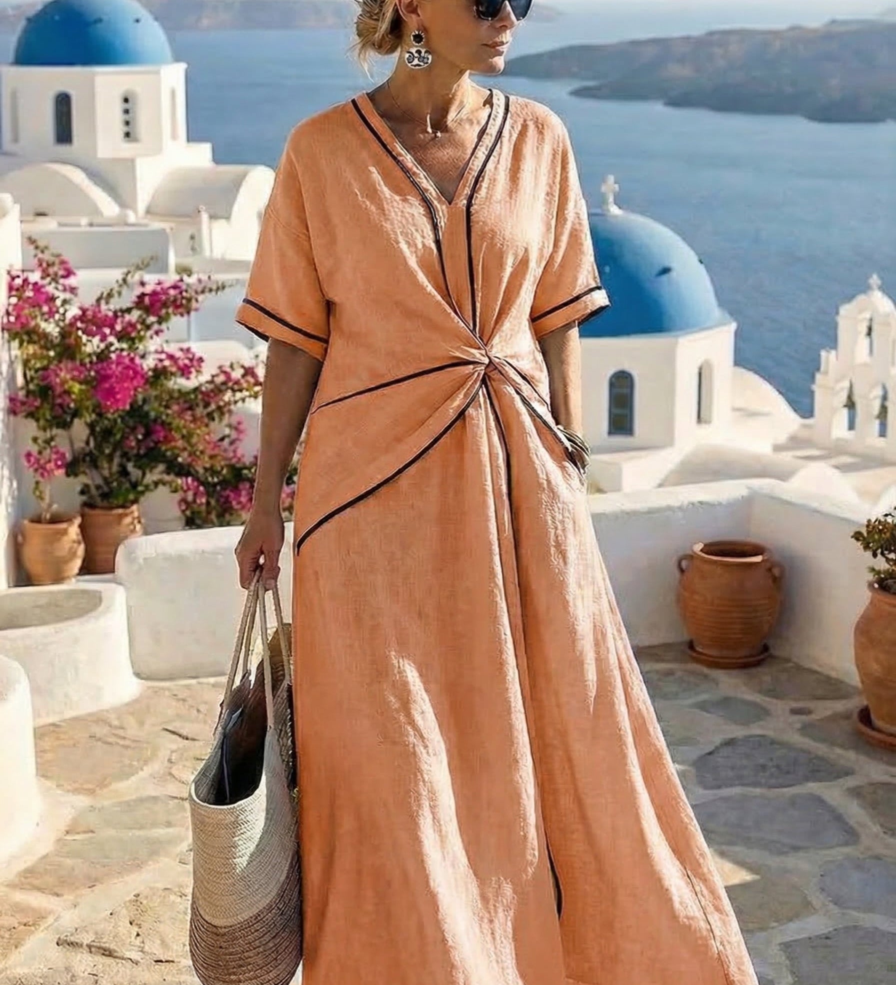 Moda Lusitana - Vestido Elegante e Flutuante