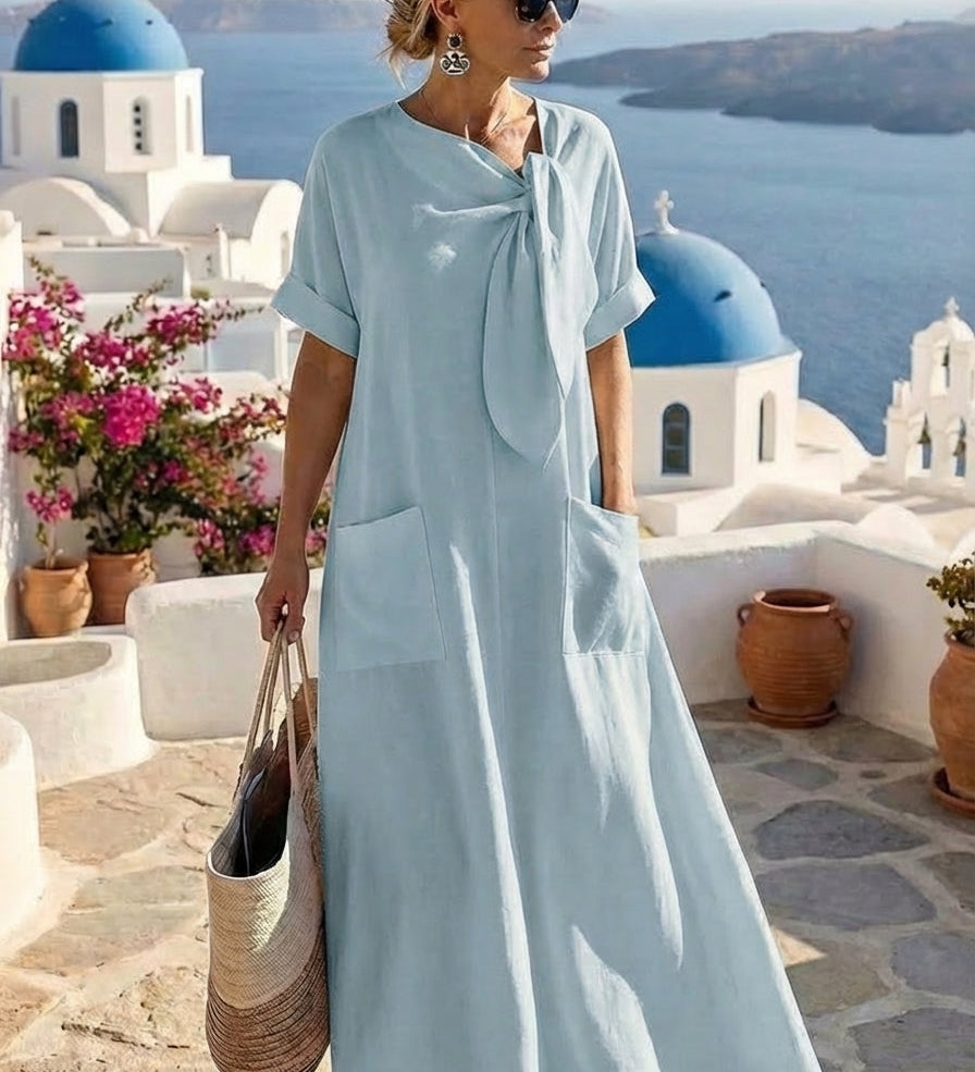 Moda Lusitana - Vestido Elegante com Bolsos