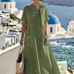 Moda Lusitana - Vestido Elegante com Bolsos