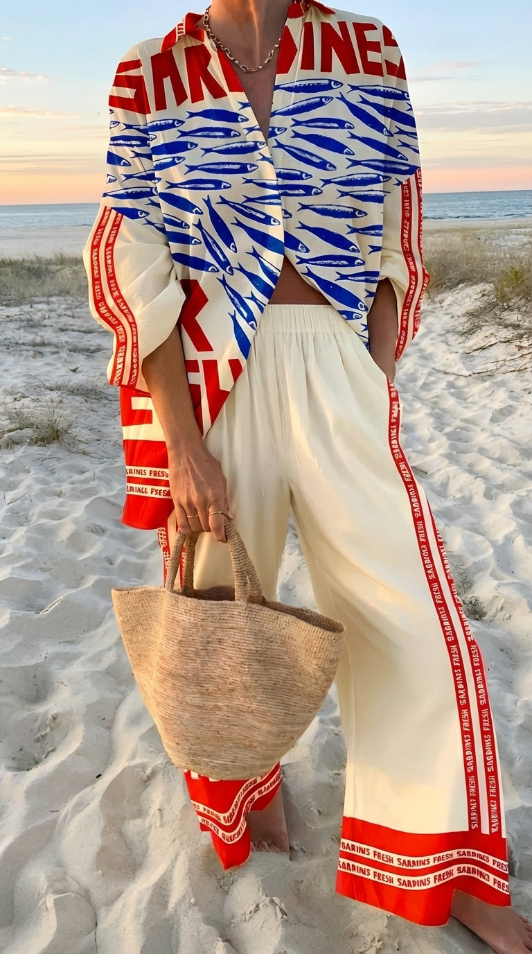 Moda Lusitana - Conjunto de Camisa e Calça Premium