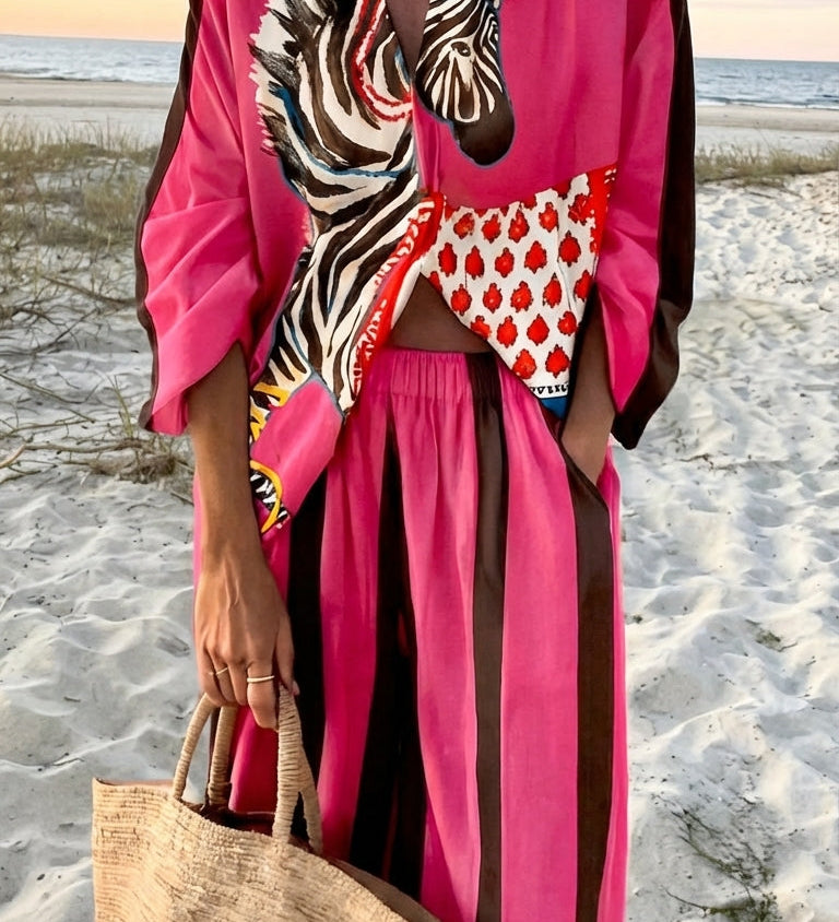 Moda Lusitana - Conjunto Luxuoso de Lino e Algodão