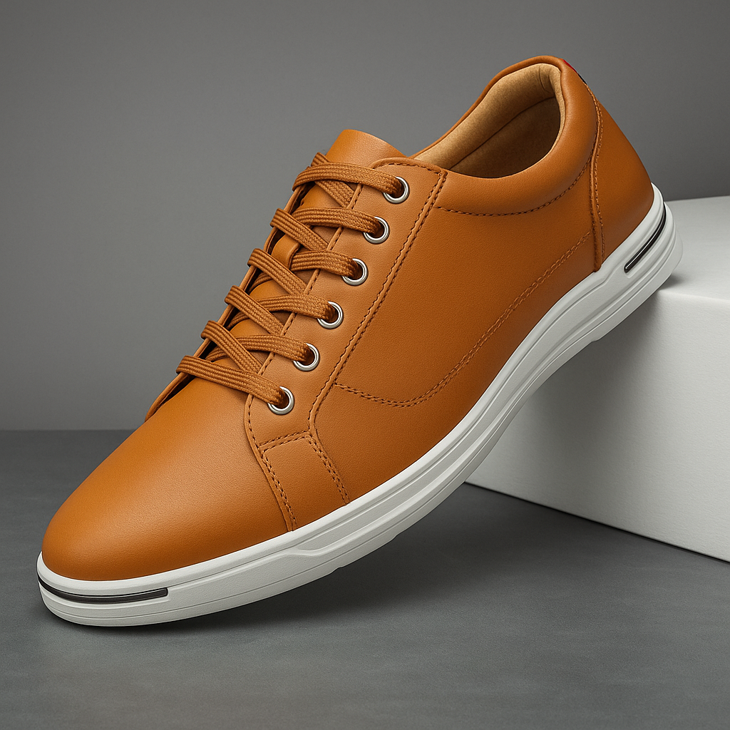 Sapatos de couro elegantes