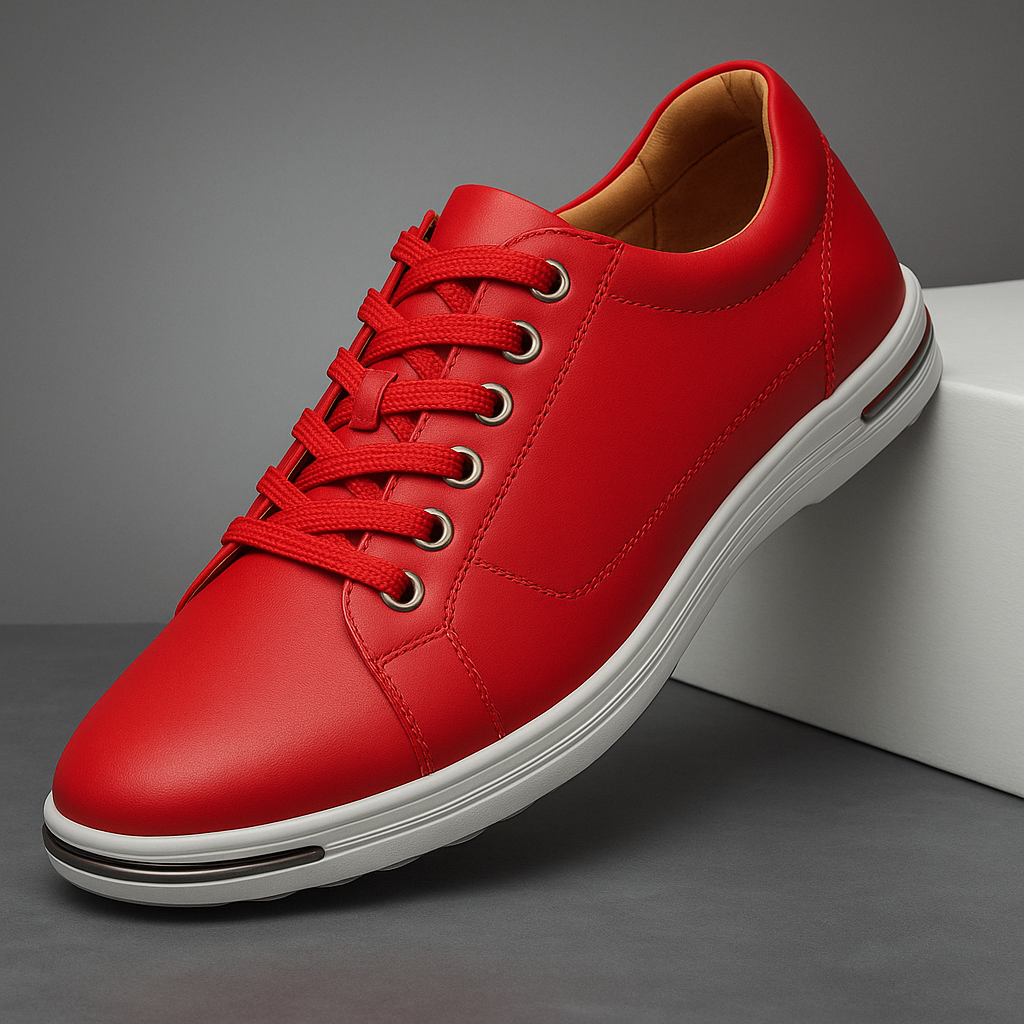 Sapatos de couro elegantes