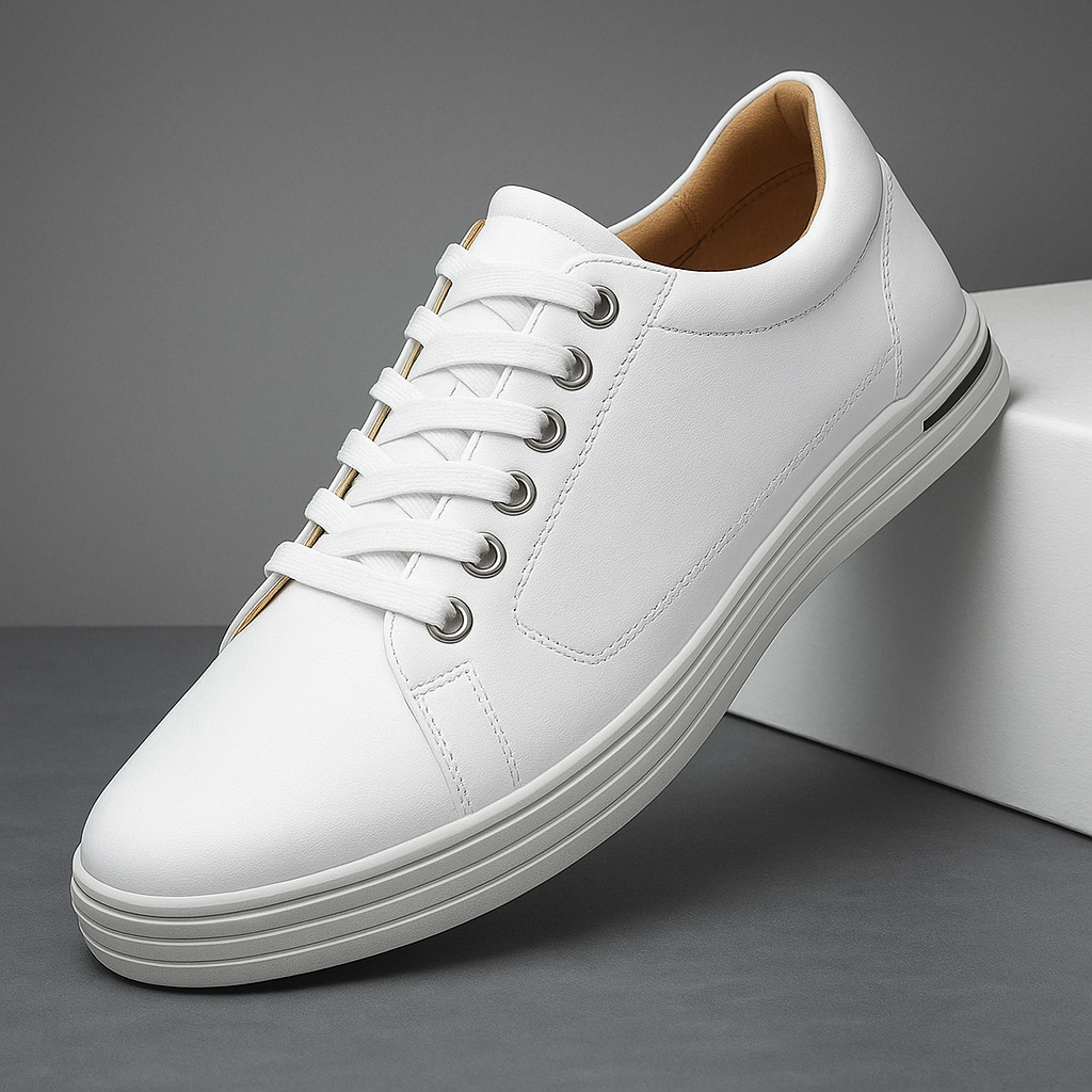 Sapatos de couro elegantes
