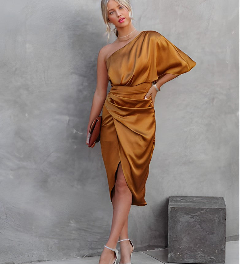 Élise | Vestido de festa de seda luxuoso