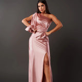 Moda Lusitana - Vestido Elegante de Cetim