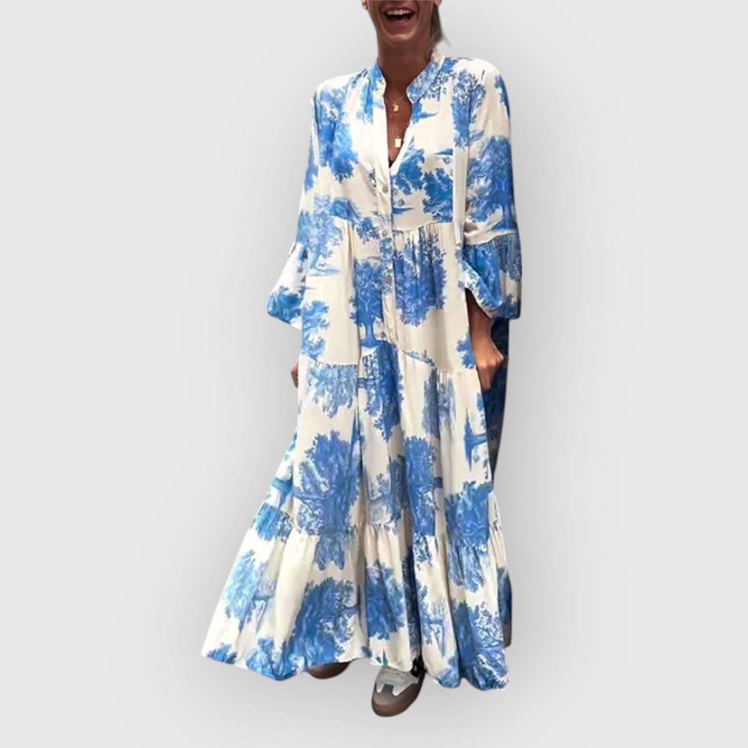 Mirone™ | Vestido longo floral