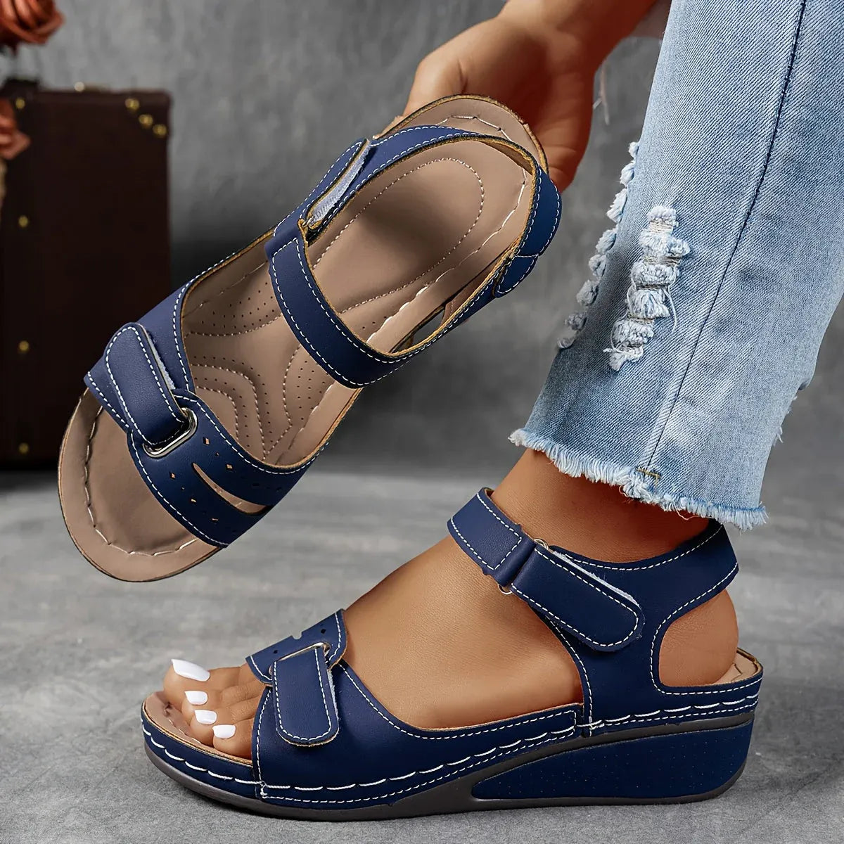 Moda Lusitana - Sandália Conforto Flex