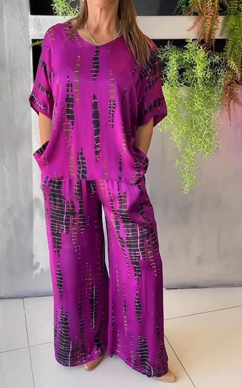 Moda Lusitana - Conjunto Casual Estampado