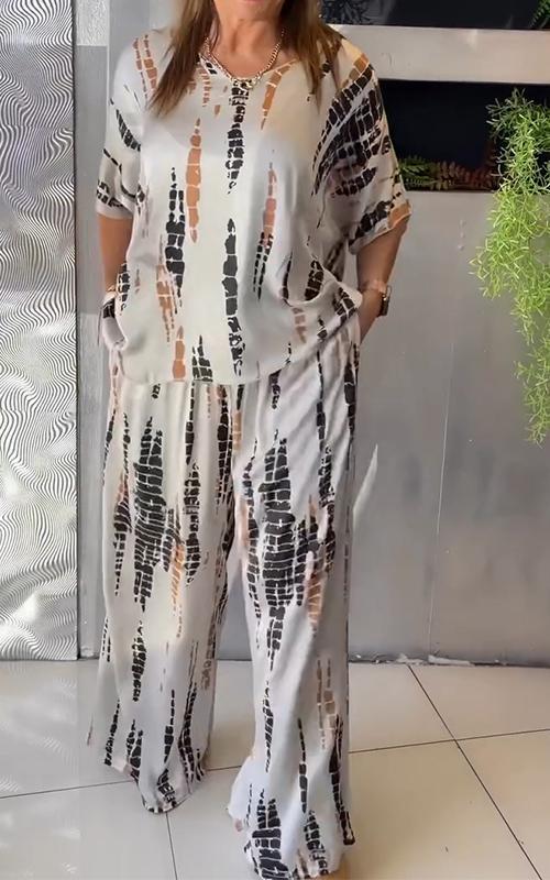 Moda Lusitana - Conjunto Casual Estampado