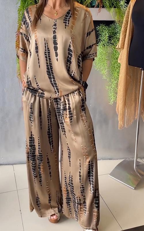 Moda Lusitana - Conjunto Casual Estampado