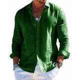 Moda Lusitana - Camisa Elegante de Tecido Respirável