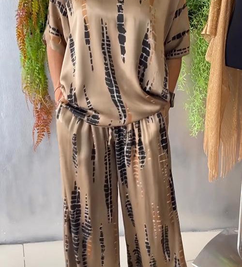 Moda Lusitana - Conjunto Casual Estampado