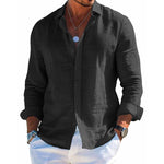 Moda Lusitana - Camisa Elegante de Tecido Respirável