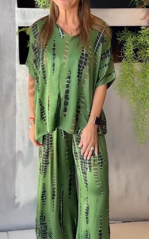 Moda Lusitana - Conjunto Casual Estampado