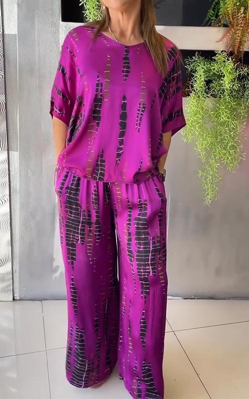 Moda Lusitana - Conjunto Casual Estampado
