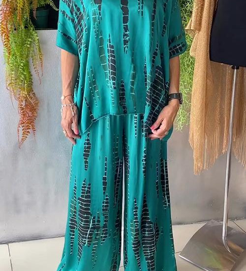 Moda Lusitana - Conjunto Casual Estampado