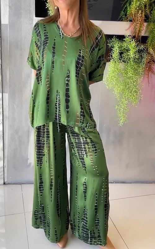 Moda Lusitana - Conjunto Casual Estampado