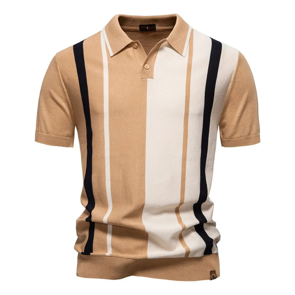 Camisa pólo de malha
