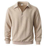Camisola elegante com padrão e fecho