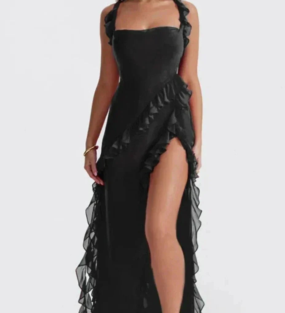 Lara™ | Vestido longo estiloso com fenda