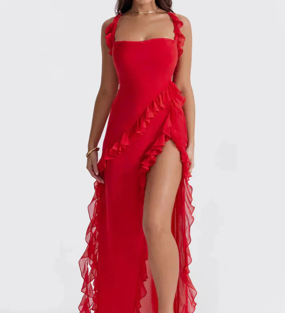 Lara™ | Vestido longo estiloso com fenda