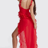Lara™ | Vestido longo estiloso com fenda