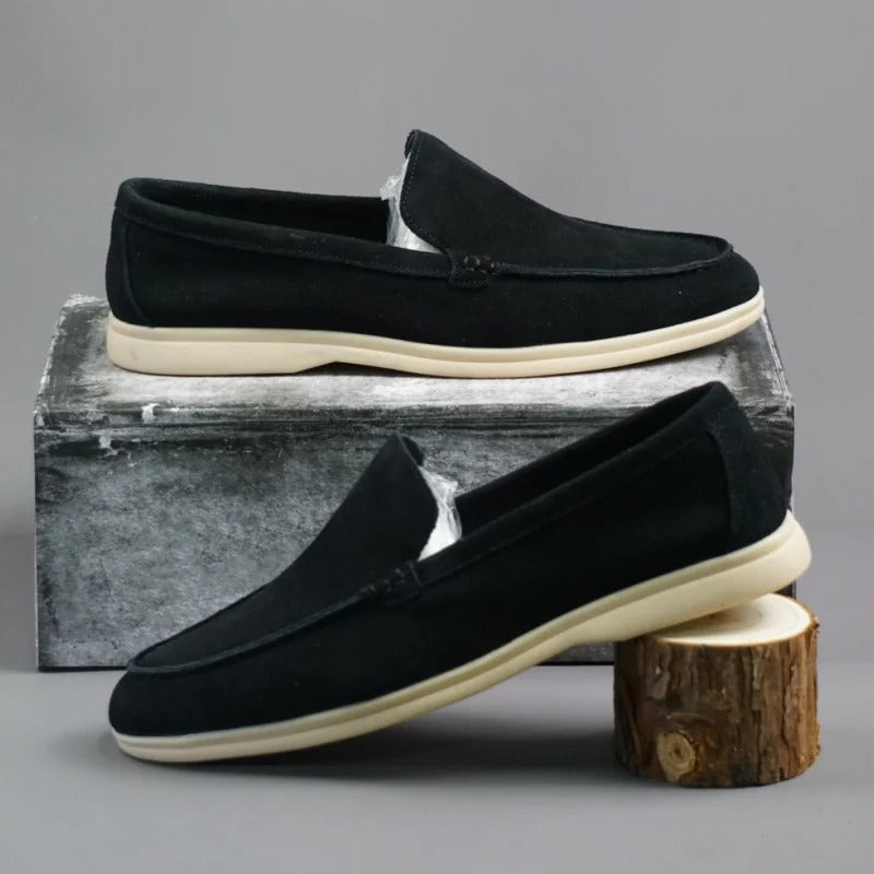Mocassins de camurça premium