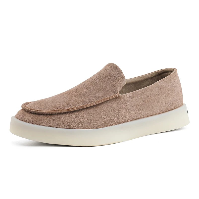 Mocassins clássicos de camurça para negócios