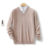 Camisola elegante com decote em V