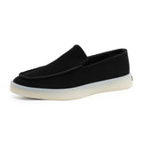 Mocassins clássicos de camurça para negócios