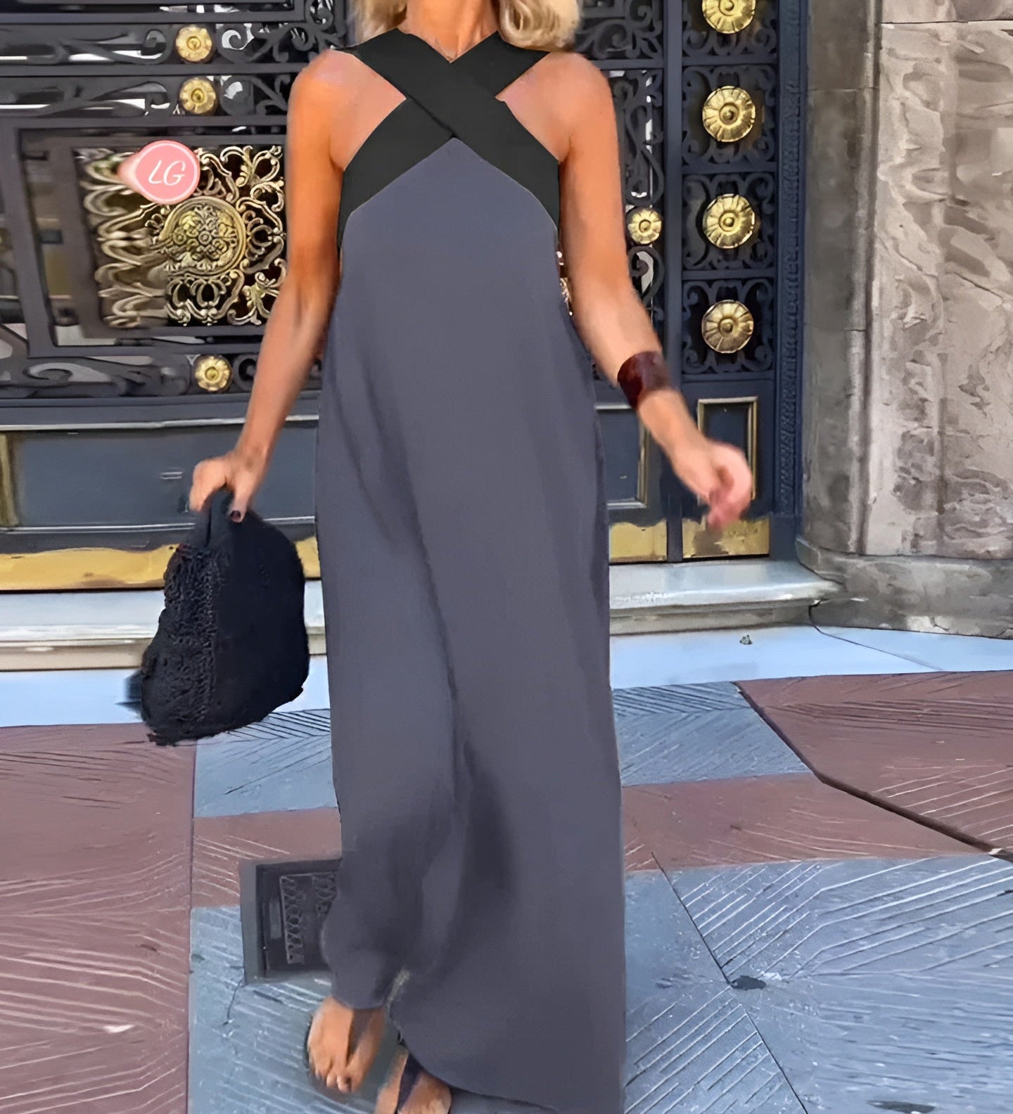 Delphine | Vestido cruzado