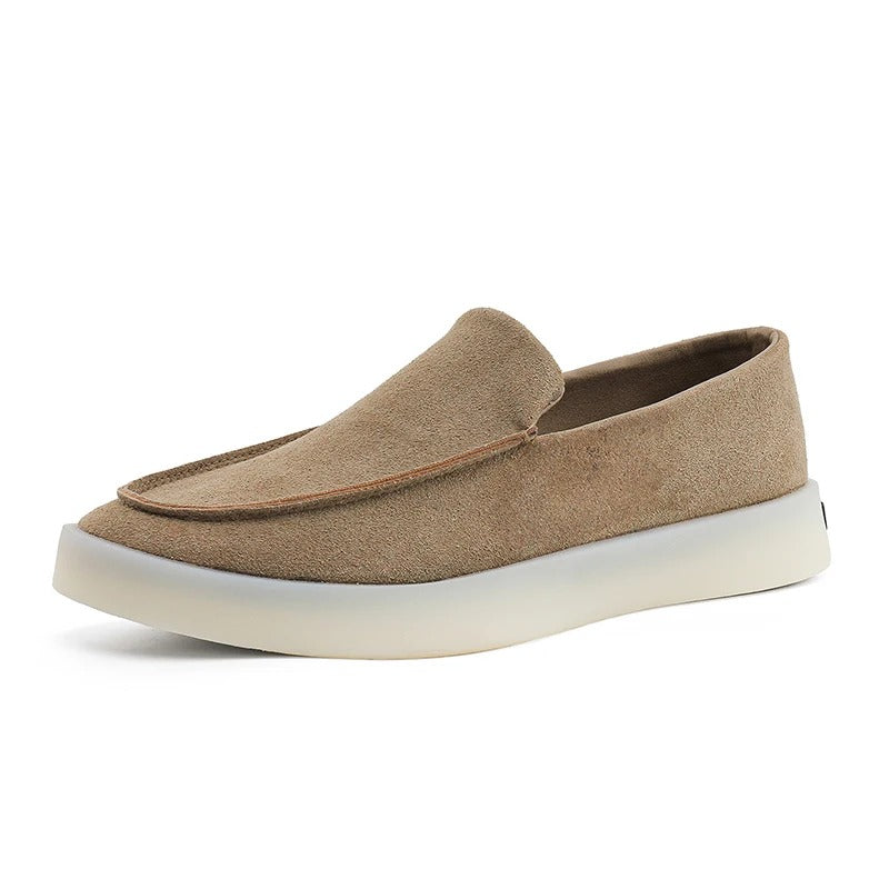 Mocassins clássicos de camurça para negócios