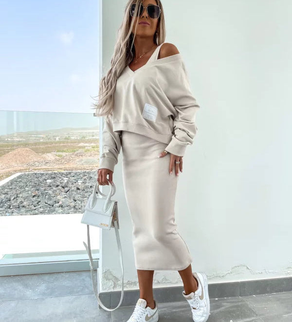 Melania - Conjunto de Top + Vestido