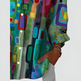Edna™ Blusa com estampa geométrica
