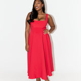 Amelia™ | Vestido midi fluido e atemporal