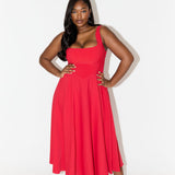 Amelia™ | Vestido midi fluido e atemporal