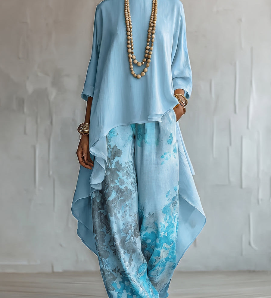 Moda Lusitana - Conjunto Elegante Floral